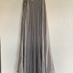 Elegant Gray Maxi dress MAHINA